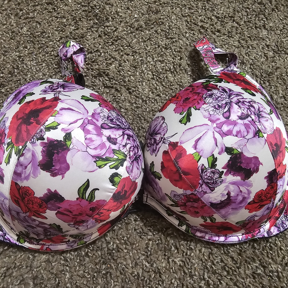 Floral Print Women's Bra
